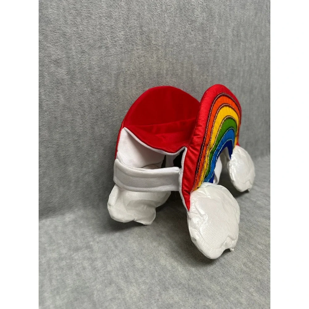 Dog Cat Rainbow Small Pet Costume‎ Multicolor Sequin Cloud Halloween Accessory